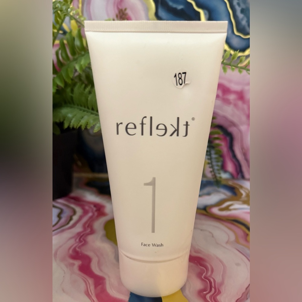 REFLEKT Cream and exfoliating Face Wash. This is great for that winter dryness!